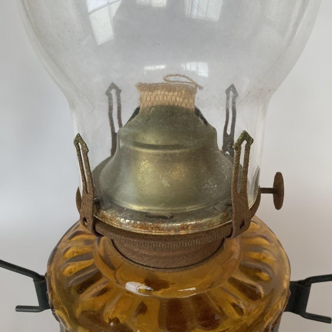 オイルランプ　（大）　アンティーク