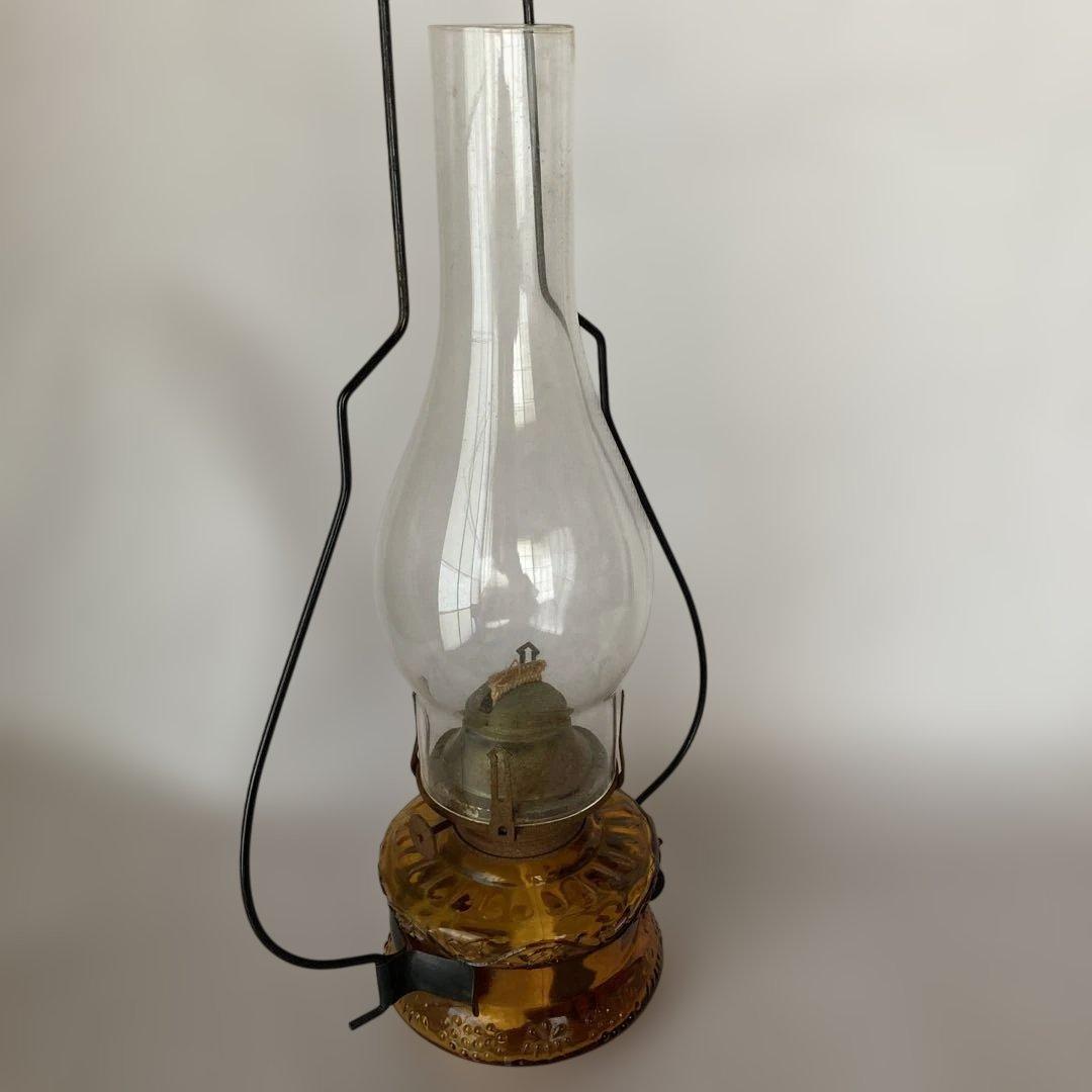 オイルランプ　（大）　アンティーク