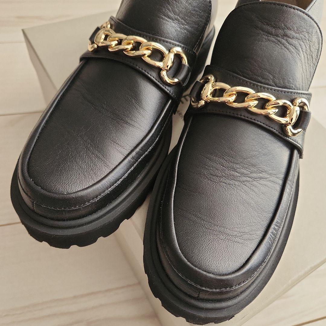 オデットエオディール　ハイカットビットローファー