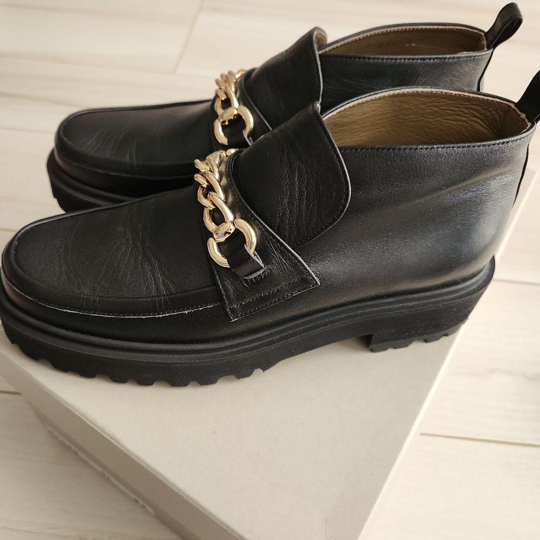 オデットエオディール　ハイカットビットローファー