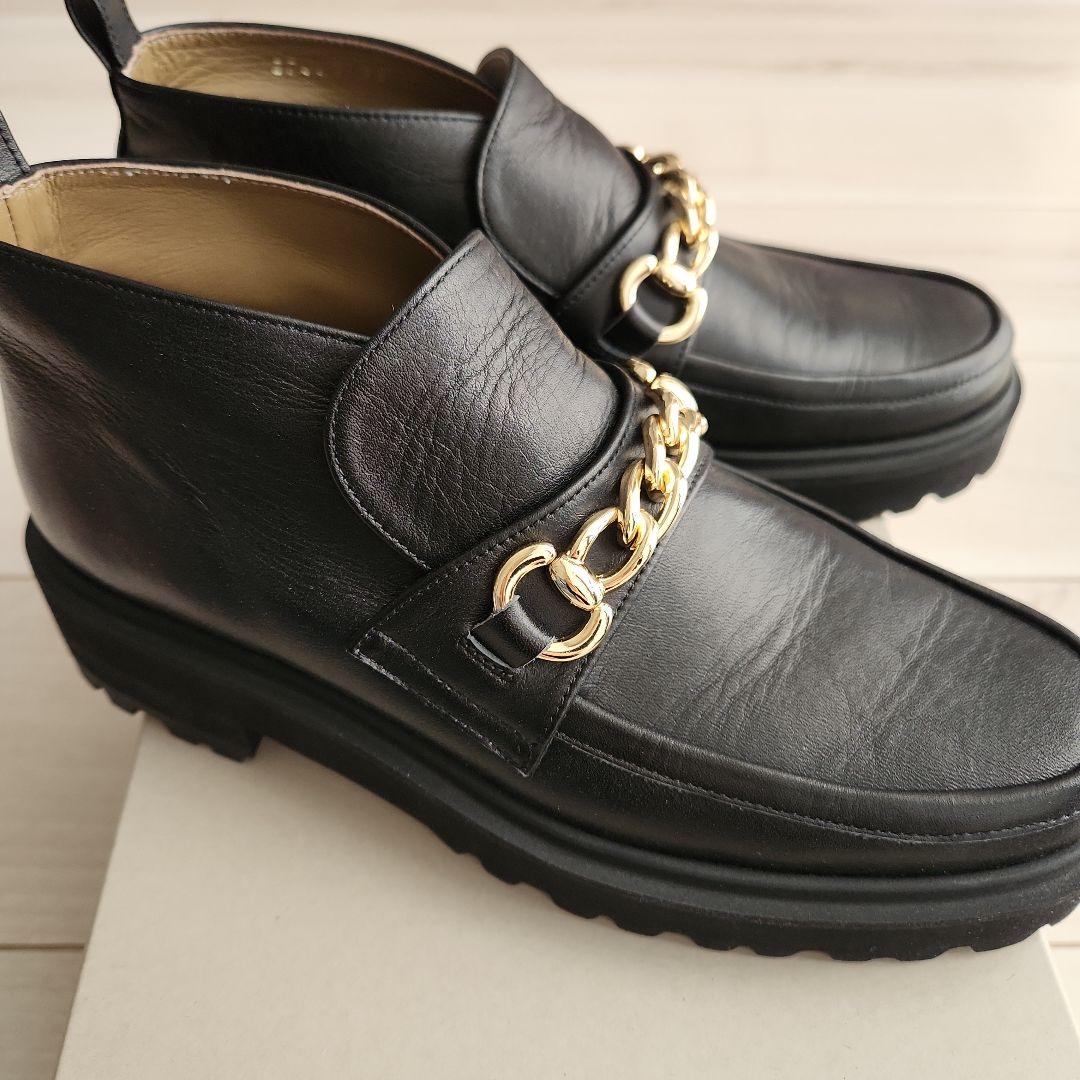 オデットエオディール　ハイカットビットローファー