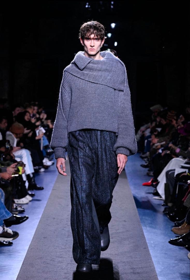 25AW TAAKKリブニットマフラー