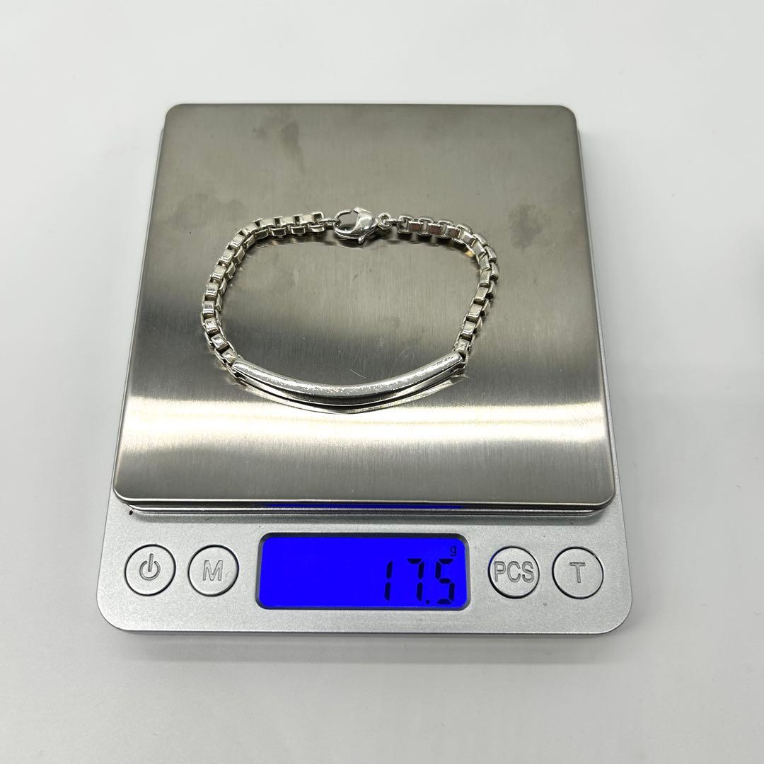 ティファニー　ID ブレスレット　ベネチアン　シルバー　925 小さめ