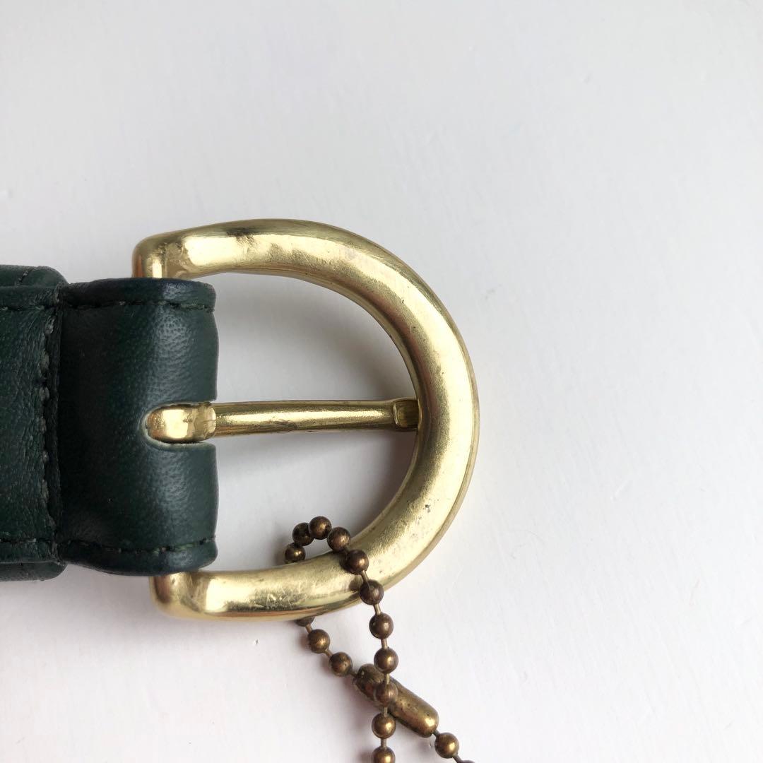 ほぼ新品✨COACH コーチ オールドコーチ ベルト グラブタンレザー　USA製