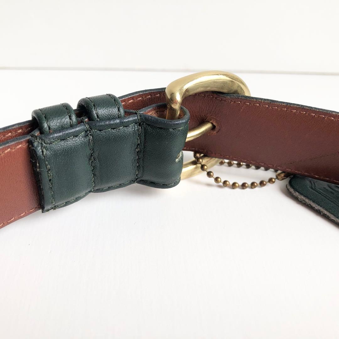 ほぼ新品✨COACH コーチ オールドコーチ ベルト グラブタンレザー　USA製