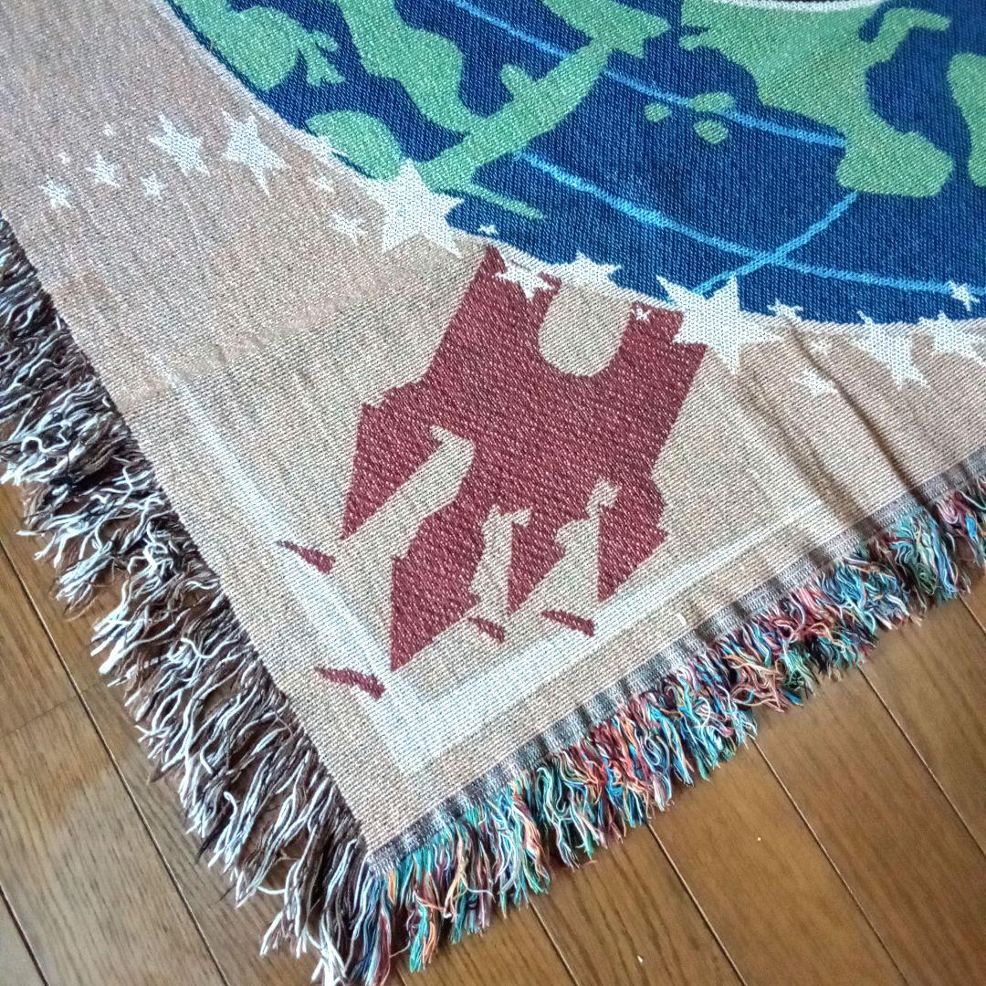 Disney ディズニー ミッキーマウスvintageラグカーペット地球儀