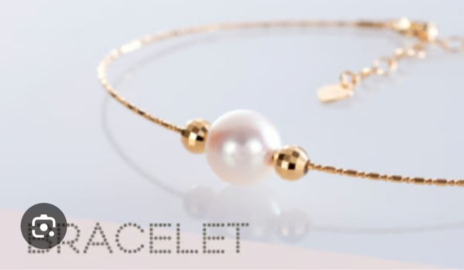 ゴールド パール ビーズ ブレスレット　金　K18 本真珠　鳥羽水族館　金製品