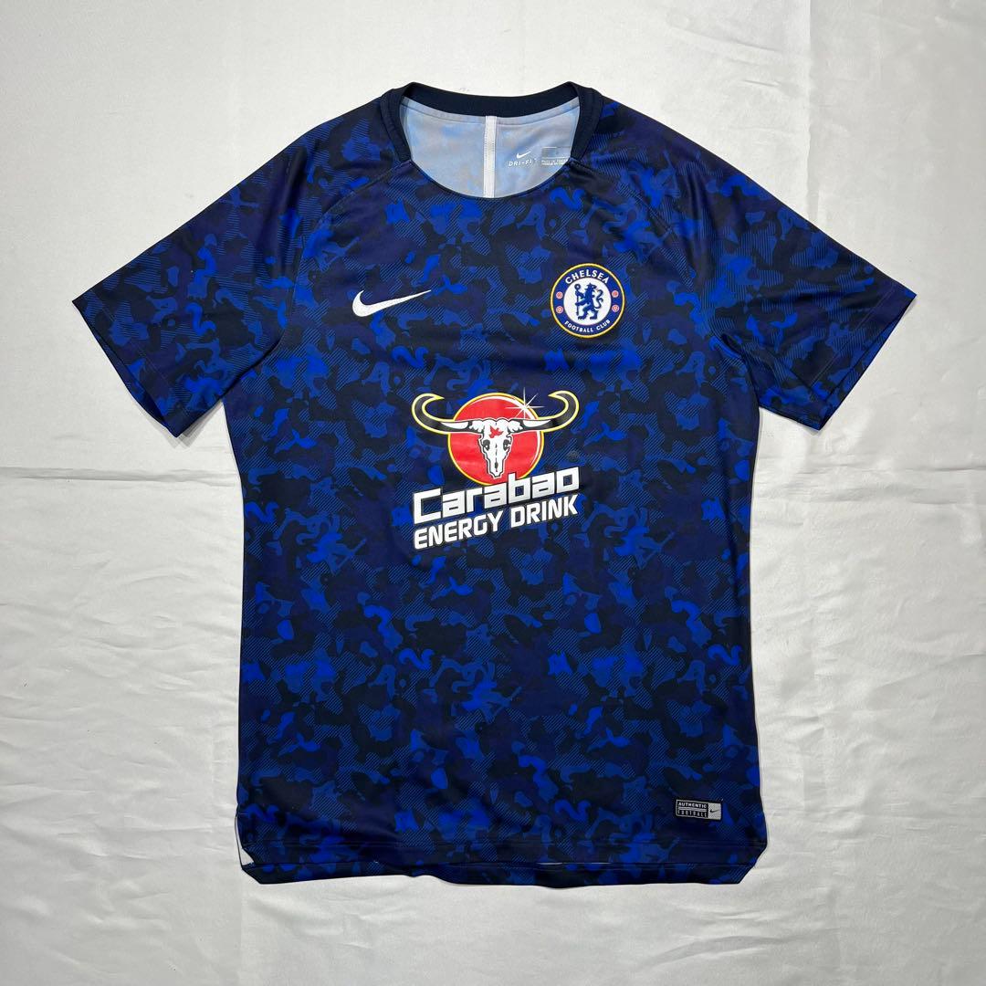 チェルシー カラバオカップ ユニフォーム プラクティスシャツ ブルー Mサイズ