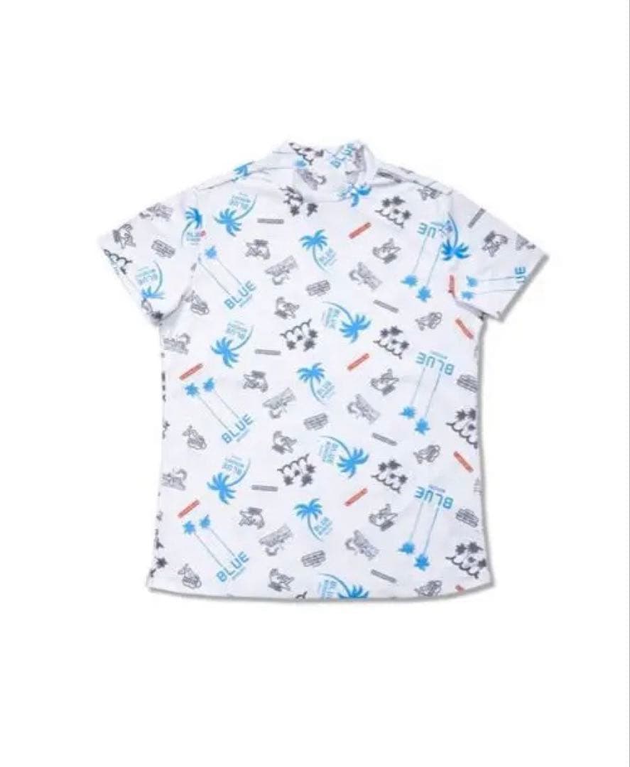 ムータマリン レディース ゴルフシャツ 花柄 ハイネック