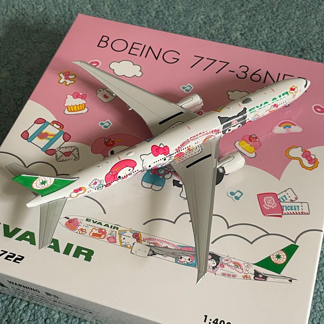 EVA AIR エバー航空 777-300ER ハローキティ Ph 1:400 - メルカリ