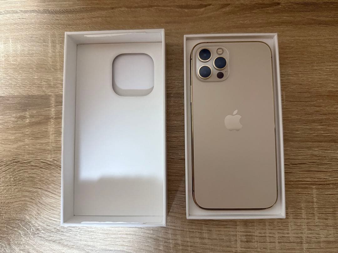 美品】iPhone12pro ゴールド 箱付き 128GB - メルカリ