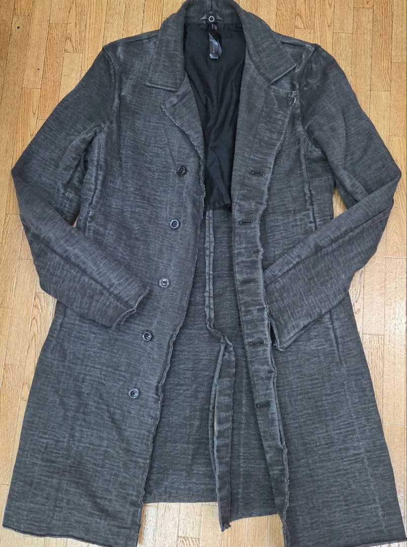 美品希少品wjk　チェスターコート　厚手100%綿