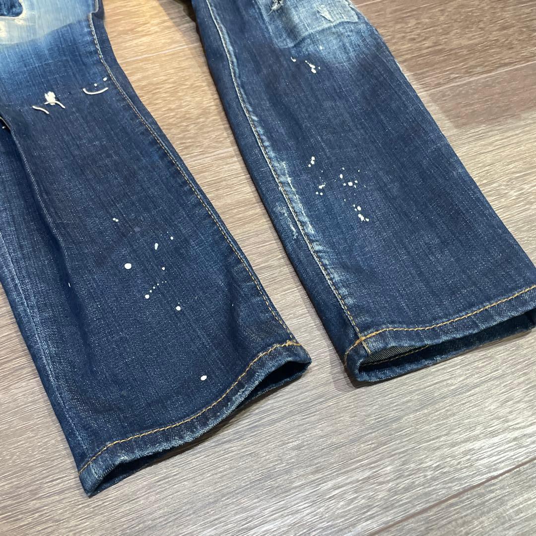 DSQUARED2 ダメージ加工スキニーデニム ディースクエアード 44