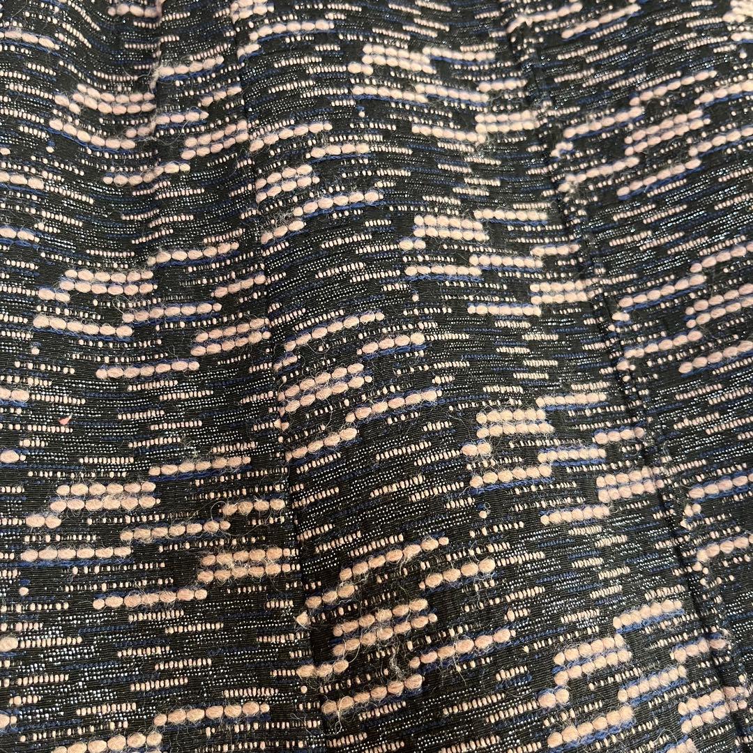 【極美品】ルネ フロントジップワンピース 36 S リボンブローチ付　ピンク