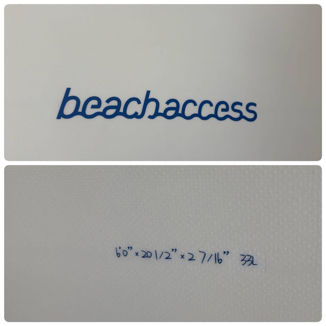 【平塚手渡し】2025年6月購入 ビーチアクセス6’0″ ツイン ソフトボード