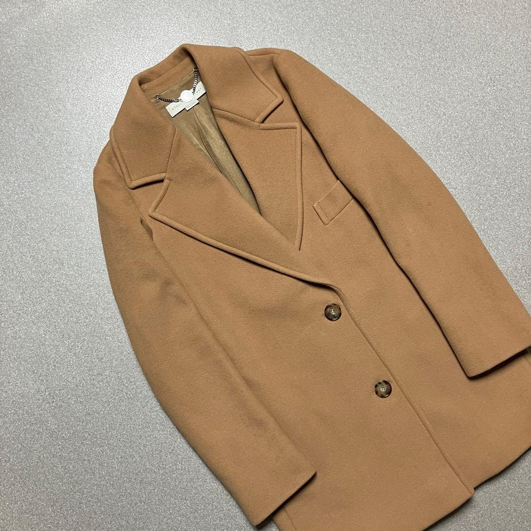 【キャメル✨ラムウール】ステラマッカートニー チェスターコート