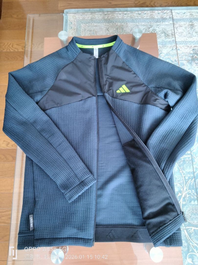 adidasメンズゴルフウェア セットアップ上・下セット販売（Lサイズ）