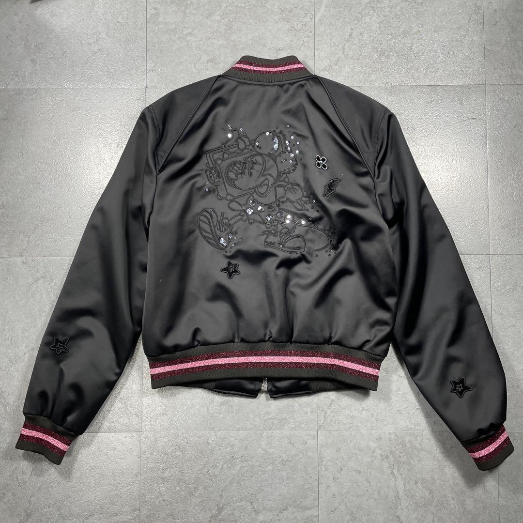 超希少✨️COACH x Disney コラボ スタジャンMA-1 刺繍 S