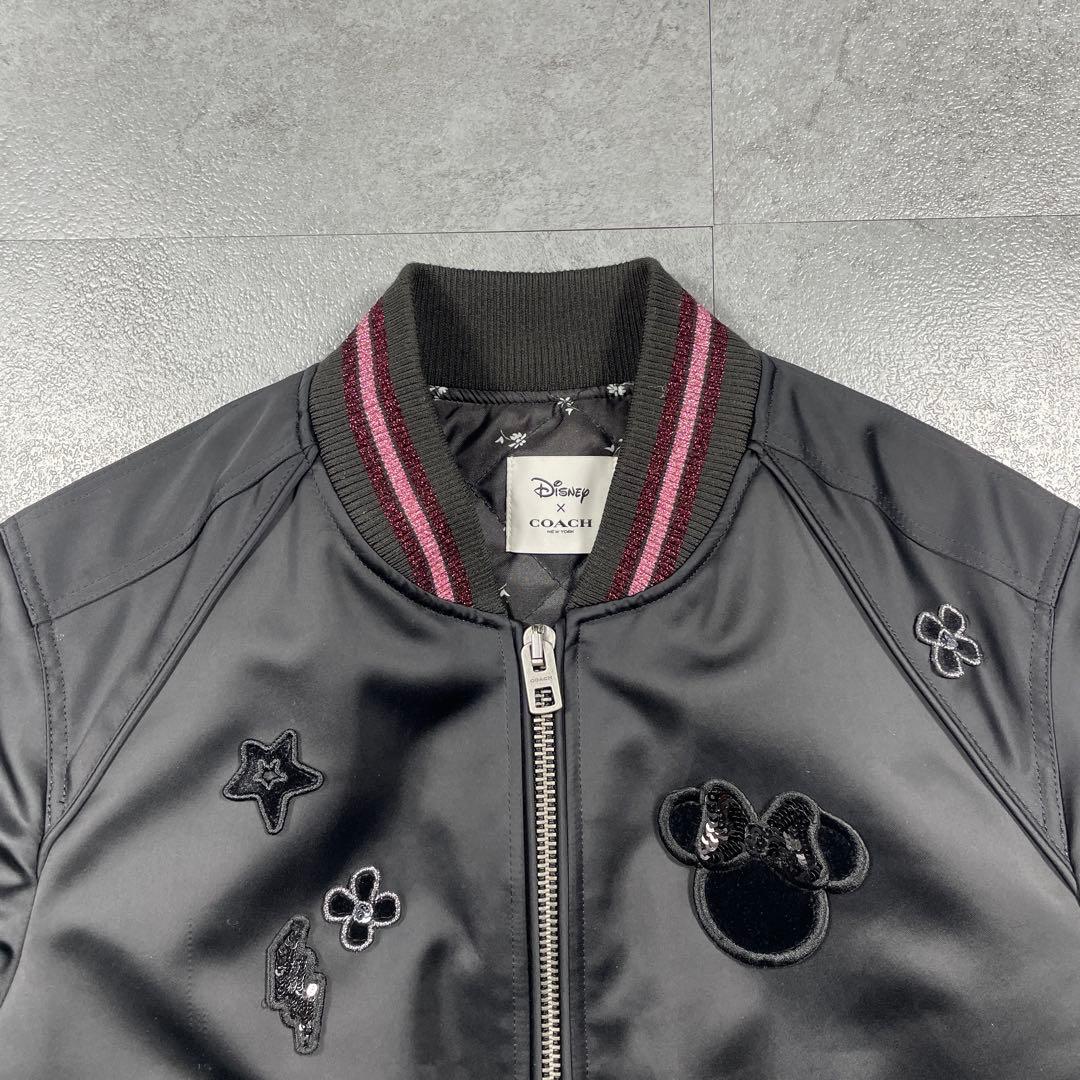 超希少✨️COACH x Disney コラボ スタジャンMA-1 刺繍 S