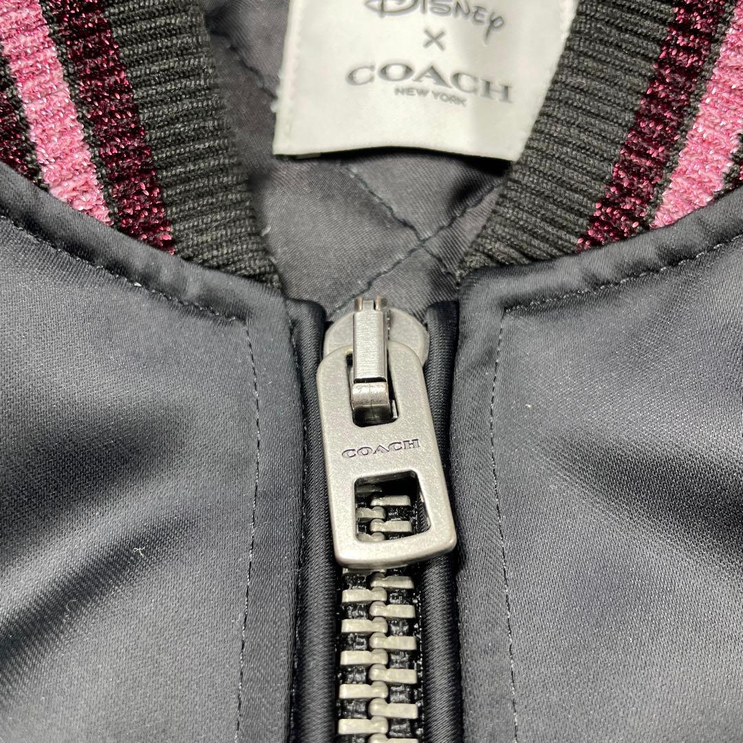超希少✨️COACH x Disney コラボ スタジャンMA-1 刺繍 S