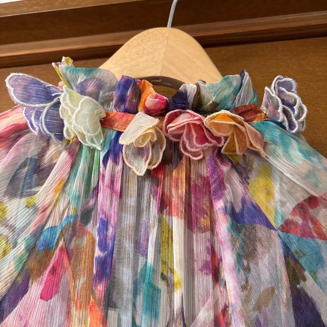 ZIMMERMANN シルクワンピース タグ付き新品 - メルカリ