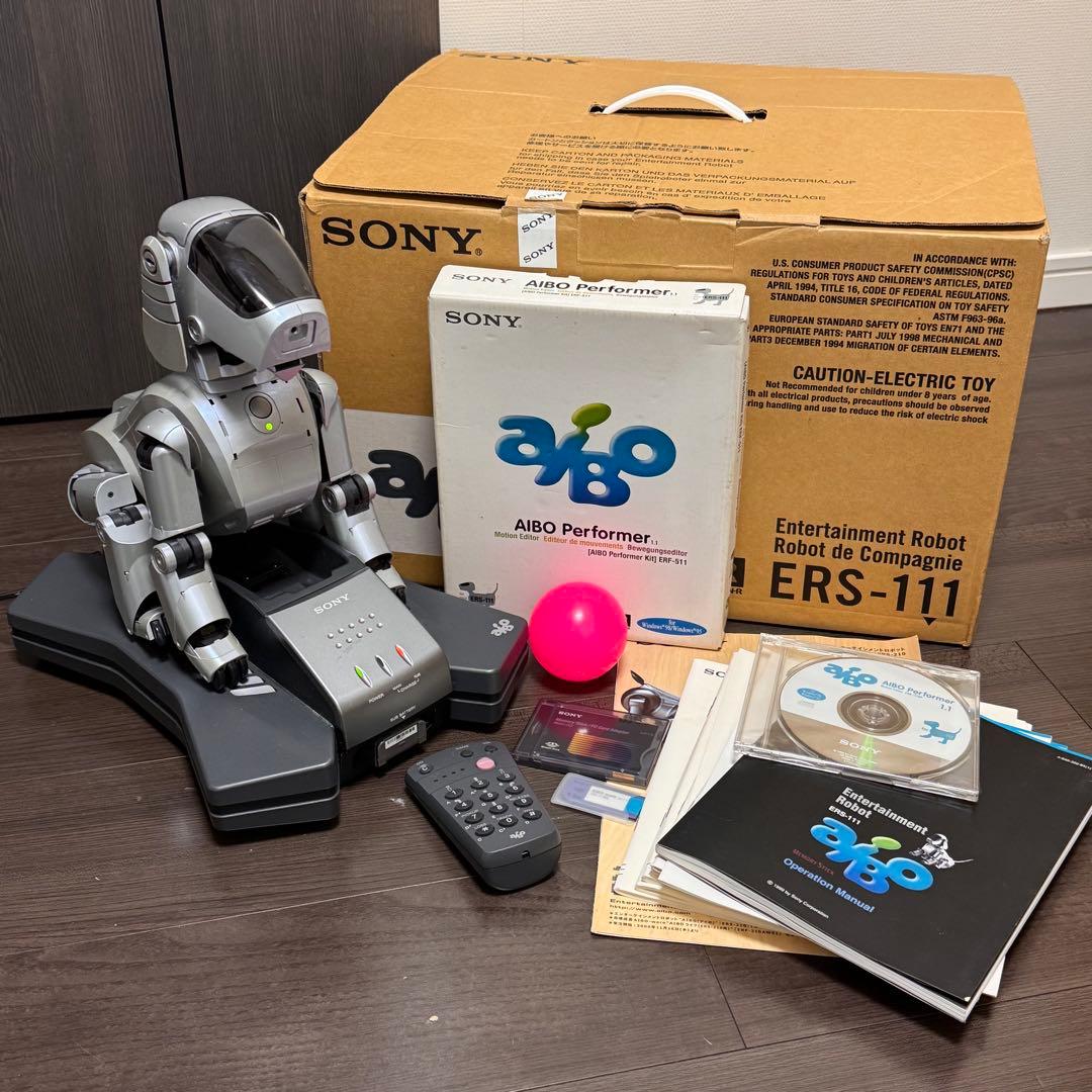 整備品 快調 SONY AIBO ERS-111 アイボ 初代 ロボット