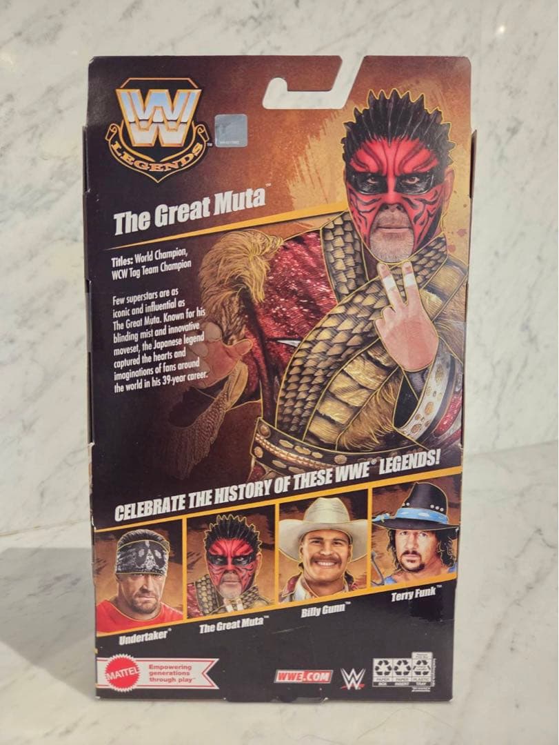 WWE WCW マテル グレート ムタ プロレス フィギュア