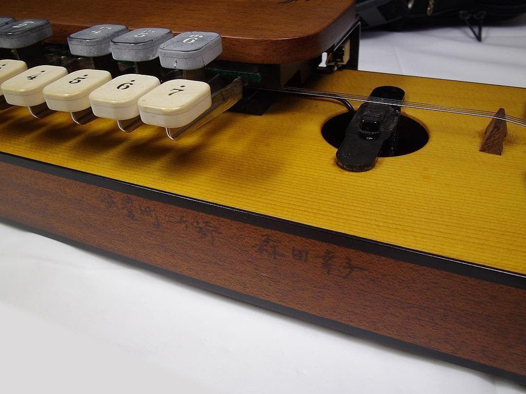 ライリッシュ LPS50 均等鍵盤 大正琴 4弦 ピックアップ付き