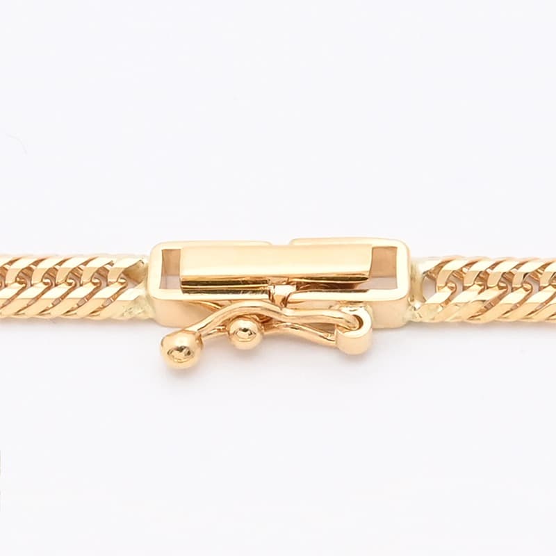 K18 喜平ブレスレット 12面カットトリプル 5.1g 18cm 新品