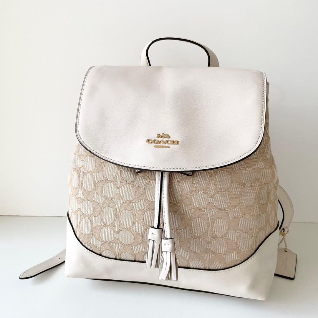 【新品】COACH リュックサック アウトライン シグネチャー エル
