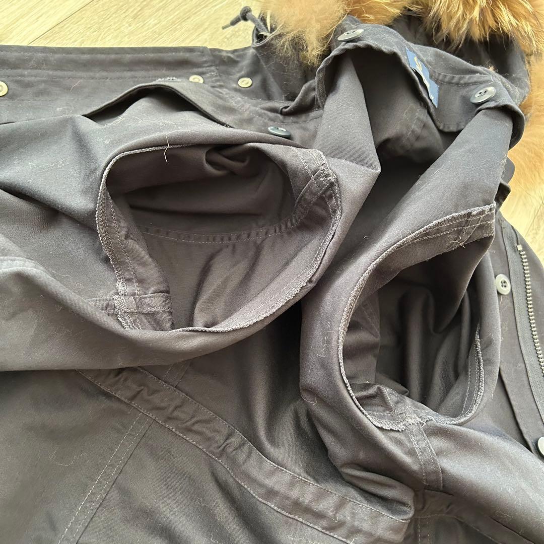 【美品】フレッドペリー モッズコート フィッシュテールパーカー XS ネイビー