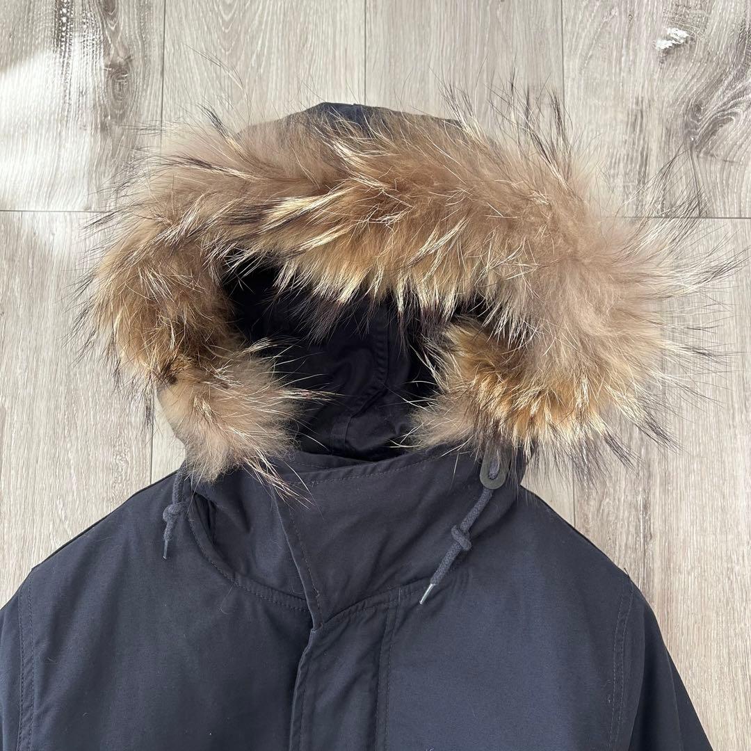 【美品】フレッドペリー モッズコート フィッシュテールパーカー XS ネイビー