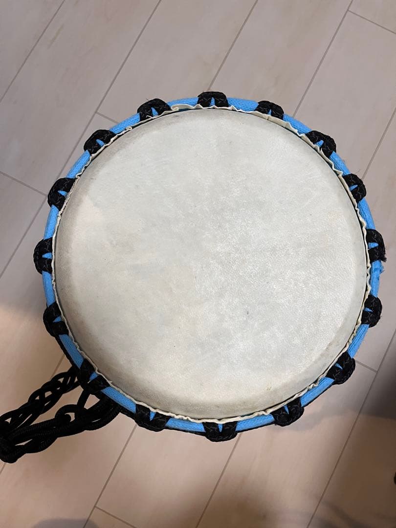 ジャンベ アフリカ 太鼓 8インチ バンドドラム 肩掛け 本革