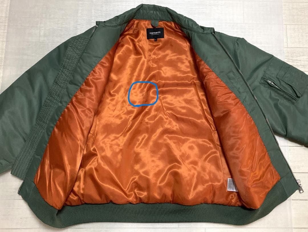 カーハート　オルテンボンバー　フライトジャケット　Lサイズ　グリーン