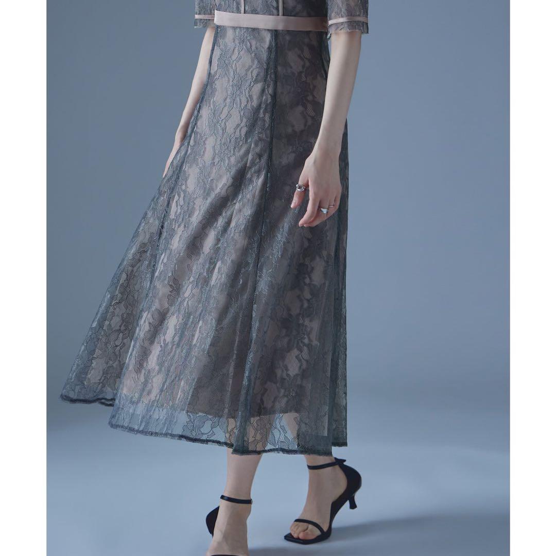 1★新品タグ付き★ドリードール ラッセルレースパイピングレイヤードドレス