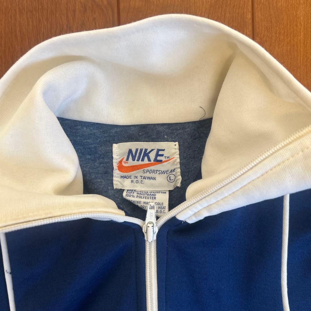 ビンテージ　 Nike フルジップジャケット ネイビー/ホワイト