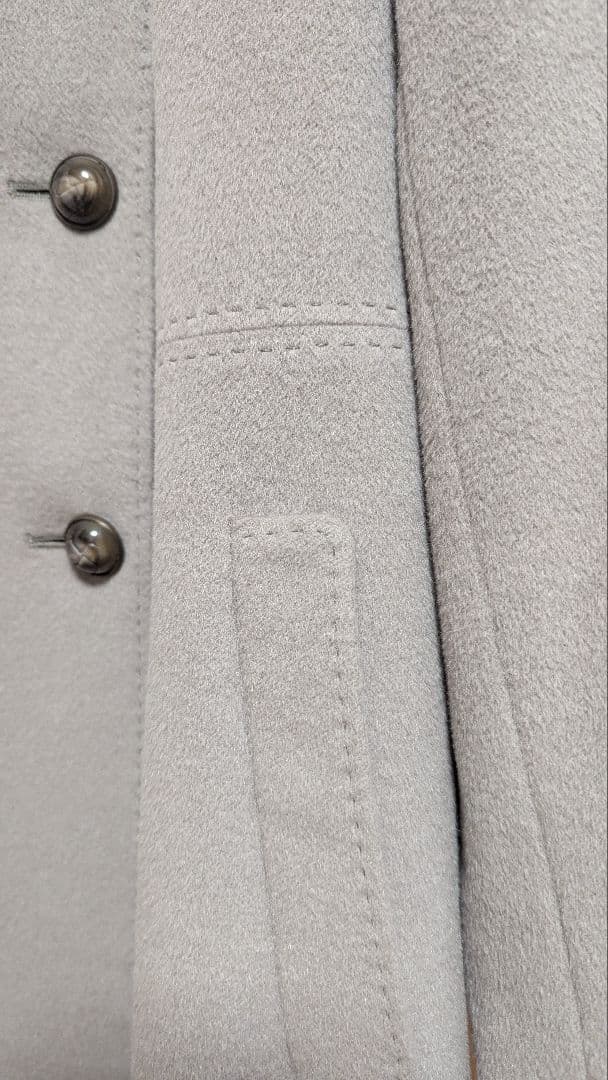 【レリアン】アンゴラ入りコート　7号サイズ