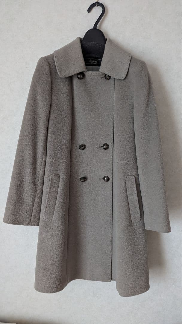 【レリアン】アンゴラ入りコート　7号サイズ