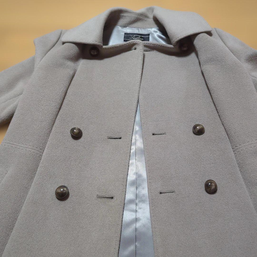 【レリアン】アンゴラ入りコート　7号サイズ