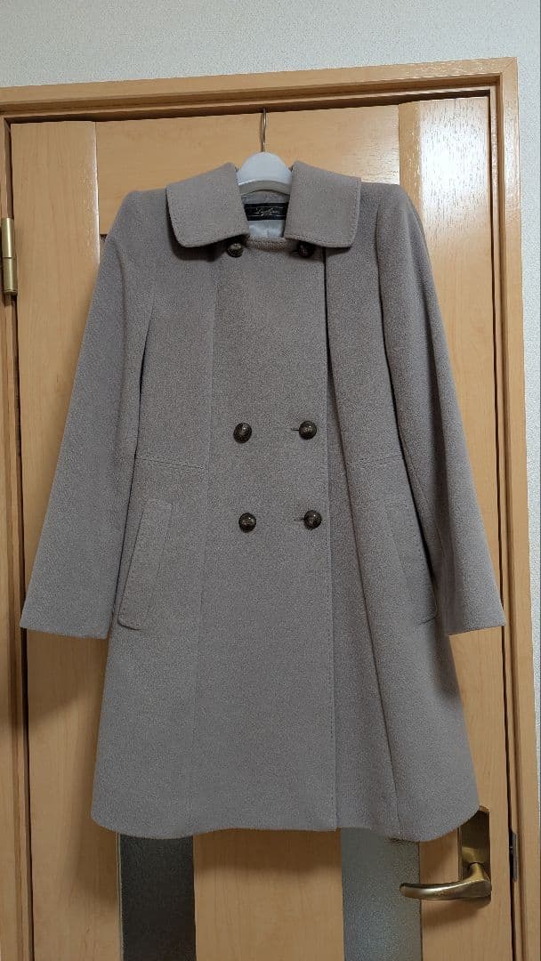 【レリアン】アンゴラ入りコート　7号サイズ