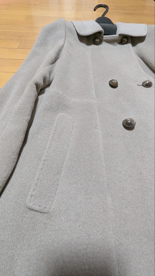 【レリアン】アンゴラ入りコート　7号サイズ