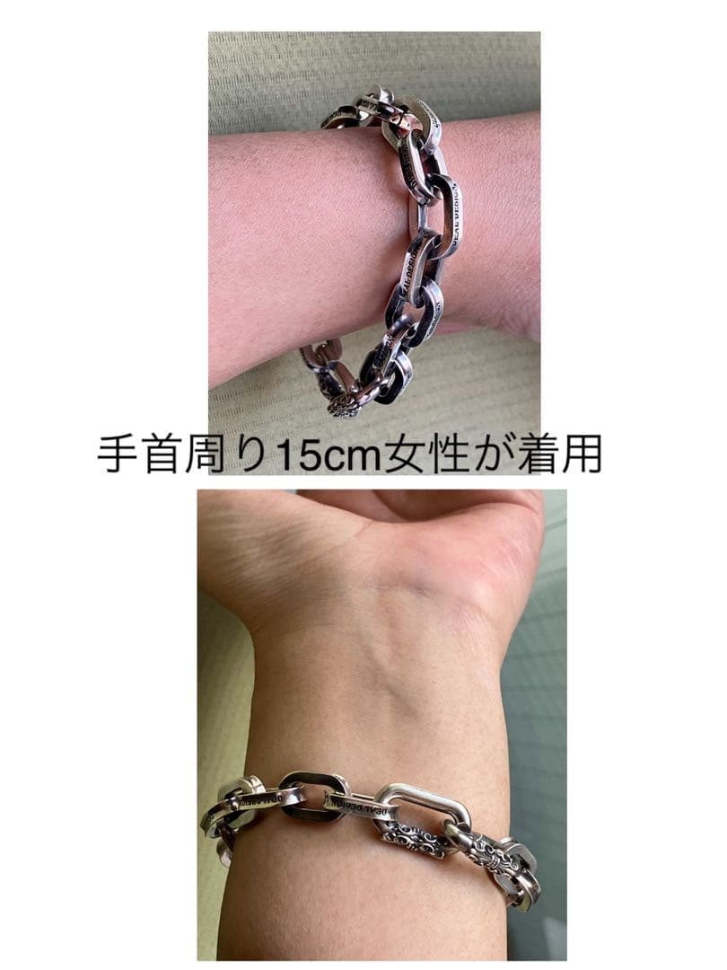 現行モデルDEAL DESIGN チェーンブレスレット　シルバー925