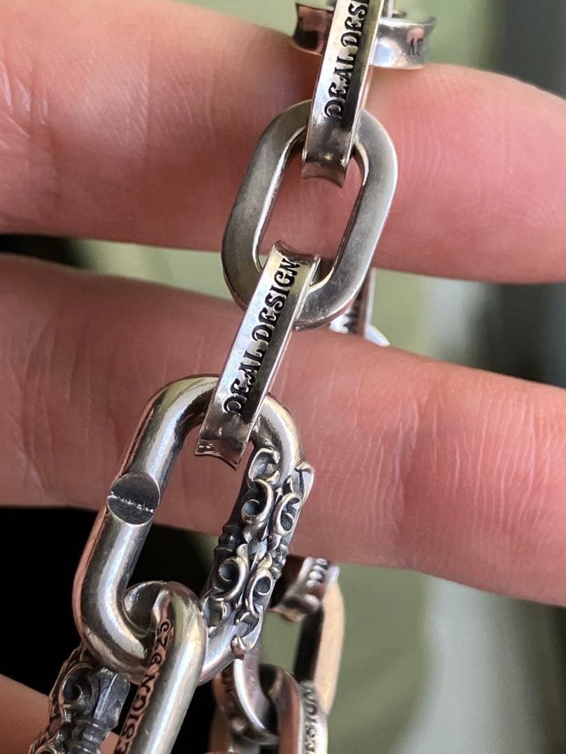 現行モデルDEAL DESIGN チェーンブレスレット　シルバー925