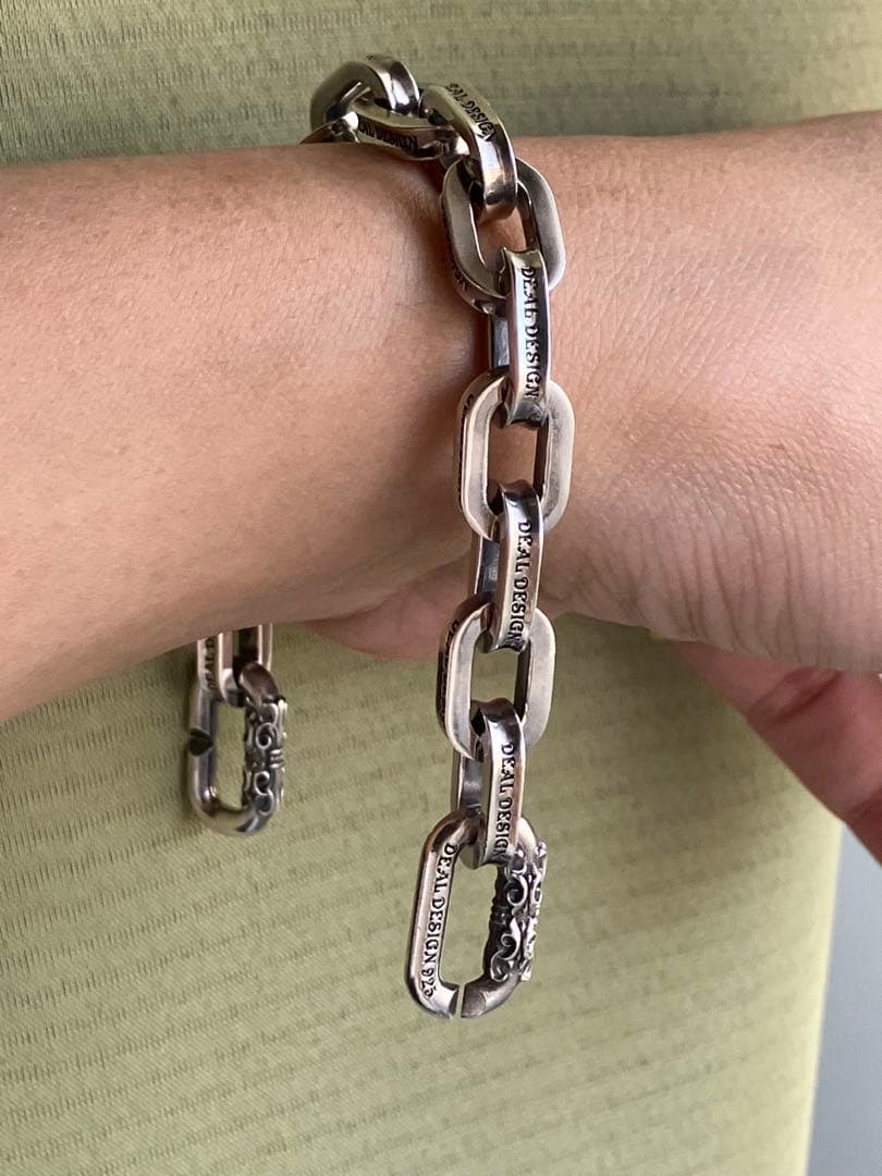 現行モデルDEAL DESIGN チェーンブレスレット　シルバー925