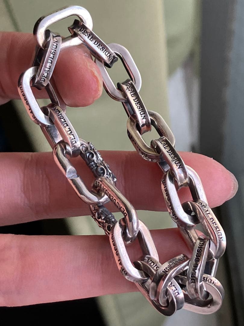 現行モデルDEAL DESIGN チェーンブレスレット　シルバー925