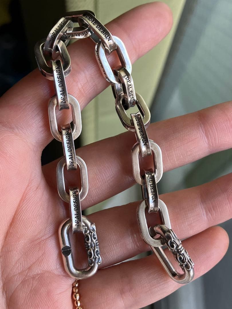現行モデルDEAL DESIGN チェーンブレスレット　シルバー925