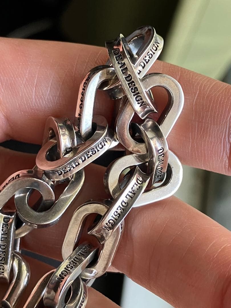 現行モデルDEAL DESIGN チェーンブレスレット　シルバー925