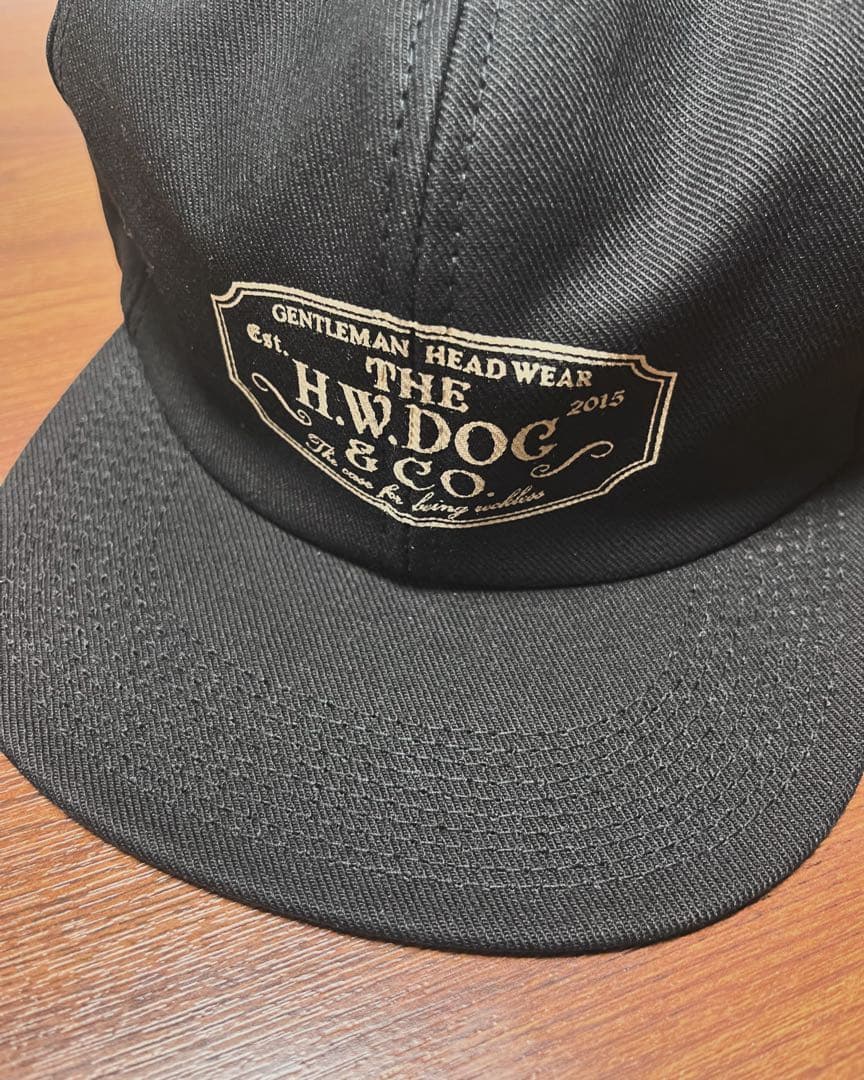ジェシー様 H.W.DOG & CO. ブラックワークキャップ サイズ40 - メルカリ