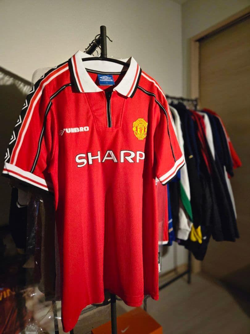 96-98 【ヴィンテージ】ベッカム マンチェスターU ユニフォーム