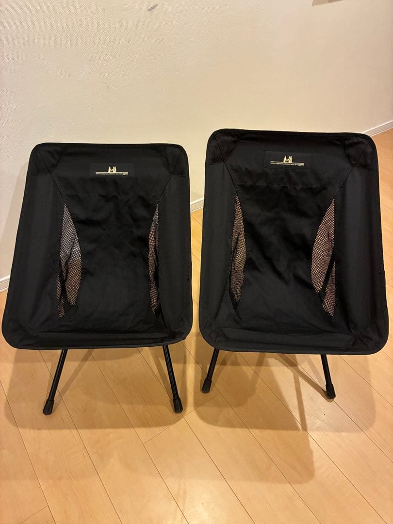 オガワ　ツーアングルチェアS ブラック　2脚セット